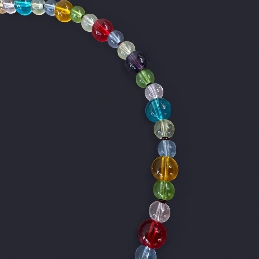 Multicolor Glass Bead Necklace